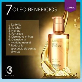 L'Bel Elixir De Luxe Lbel Tratamiento Cabello Hidrata Reparacion