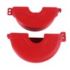 2Pcs Standard Gate Valve Lock Handwheel Fixed Engineering Plastics Lock