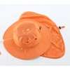 Home Prefer Mens Sun Hat with Neck Flap Quick Dry