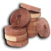 Household Essentials 14316-1 Cedar Fresh Red Cedar Wood Rings for
