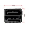 Cablecc Single SATA 7Pin Female to 360 Degree Angled 7Pin