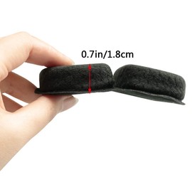 Aoutacc Kit de acolchado para casco, kit de almohadillas para orejas de espuma universales de repuesto para bicicleta, motocicleta, casco de ciclismo, accesorios (negro)