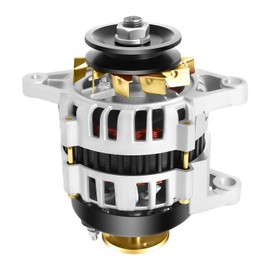 Brushless Permanent Magnet Generator, 2000W 4000RPM Low Rpm Alternator with Pure Copper Coil, Two Wheel DC Permanent Magnet Synchronous Generator for Tractors