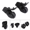 RiToEasysports 2Pcs Luggage Wheels,PVC Luggage Wheels Replacement Single Roller Double‑bearing,