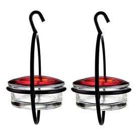 Nvanvmm Beautiful Circular Hanging, Outdoor Hanging Humming Ant and Bee Proof (2Pcs) Easy to Use