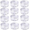 WizeFolk 12 Pcs Sample Containers, 2.5 Gram Tiny Cosmetic Containers,