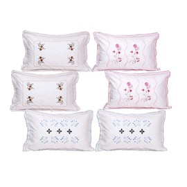 HSR Collection Cotton 144 TC Pillow Cover (Standard_White)