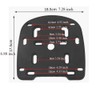 YehVeh Motorcycle Top Case Mounting Plate Adapter with Screws Hardware