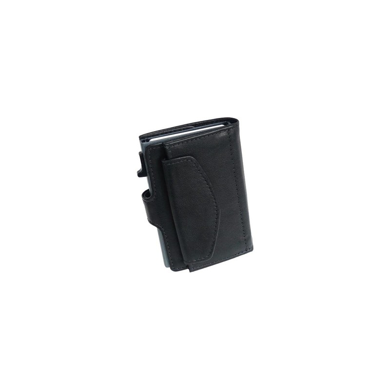 orso Bruno original Slim Wallet Lux Line, Cowhide nappa black