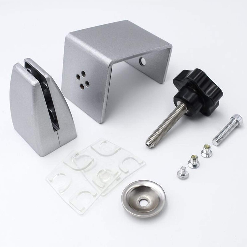 WyldSenc 2 x Desk Divider Clamp Alloy Screen Clip Desktop