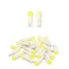 sourcing map 20Pcs 12V T5 White LED Car Light Interior