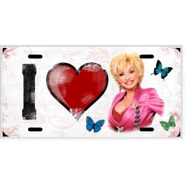 L@@K Dolly Parton  License Plate Vanity Auto Tag