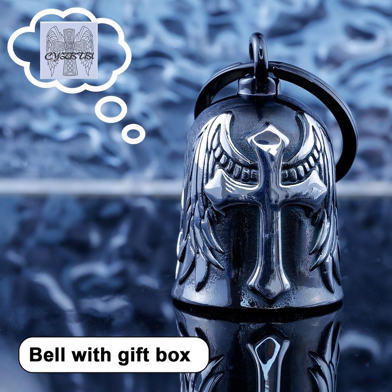 Motorcycle for Bells - Motorcycle Angel Bell for Men Women,Bell