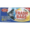 Trash Bags Black 26 Gallon 10 count (Pack Of 12)