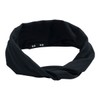 Kooshoo Organic Twist Headband - Jet Black, 1 Pack