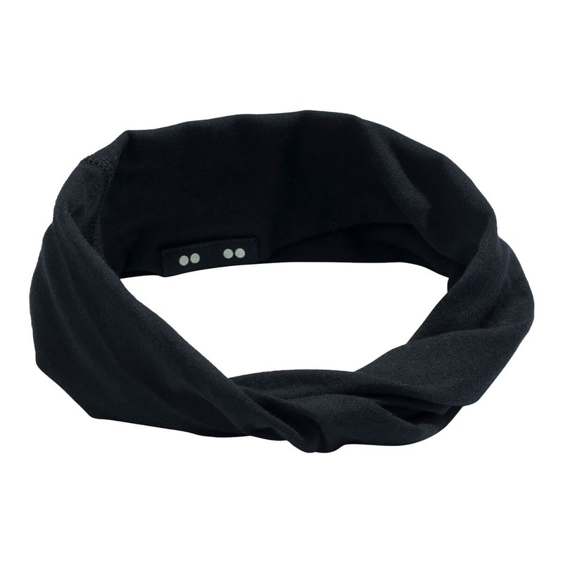 Kooshoo Organic Twist Headband - Jet Black, 1 Pack