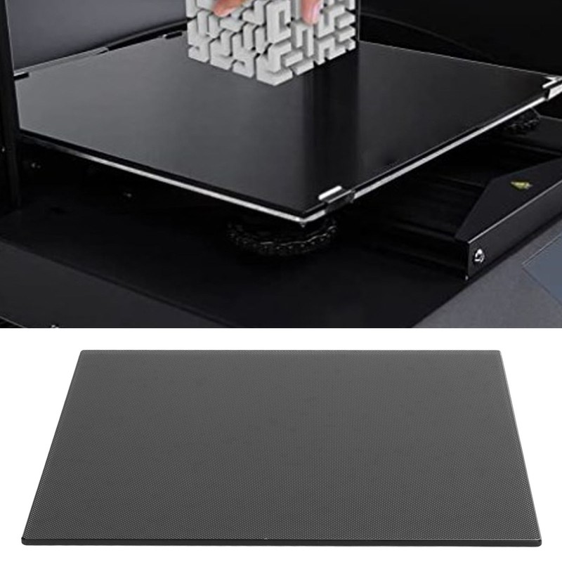 3D Printer Glass Platform 229x257x4mm Microporous Coating Tempered Glass Build