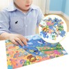 Cartoon Ocean Forest Puzzle Building Blocks Educational Toy Set with
