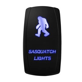 MEYOUNG Sasquatch Light 12V 20A 5Pin Laser Rocker Switch LED Lights for RV Vehicle Boat