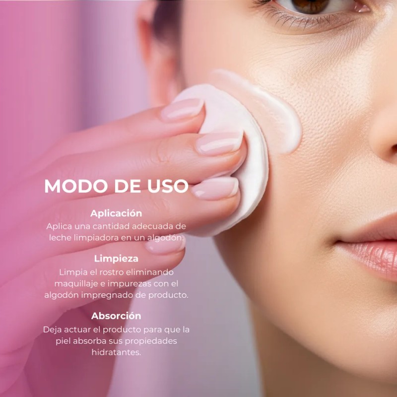 Leche Limpiadora Facial Postquam Piel Deshidratada 500ml. Seca O Deshidratada
