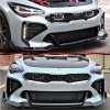 LUC For 2017-2023 KIA Stinger Gloss Blk Front Bumper Vent