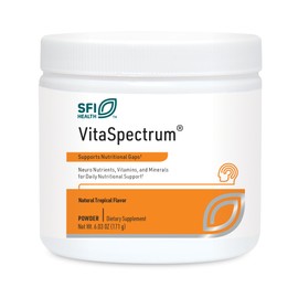 Klaire Labs SFI Health VitaSpectrum Powder - Children's Multivitamin/Mineral with 23 Essential Nutrients, Tropical Flavor for Kids, No Copper, Iron, Gluten or Casein (171 G / 30 Servings)