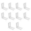 JCBIZ 10pcs 60x60mm Adjustable Right Angle Brackets L-Shape Corner Brace