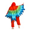 ABPTBAZ Unisex Adult Diamond Parrot Onesie One Piece Pajamas Animal
