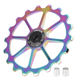 18T Guide Roller Bicycle Rear Derailleur Pulley Wheels for Road Mountain Bike AccessoryMulticolor