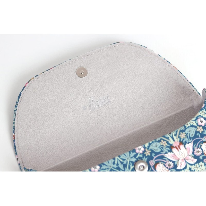 DDintex FLORET LONDON Glasses Case 02 Strawberry Thief Green 16×6×3.5cm