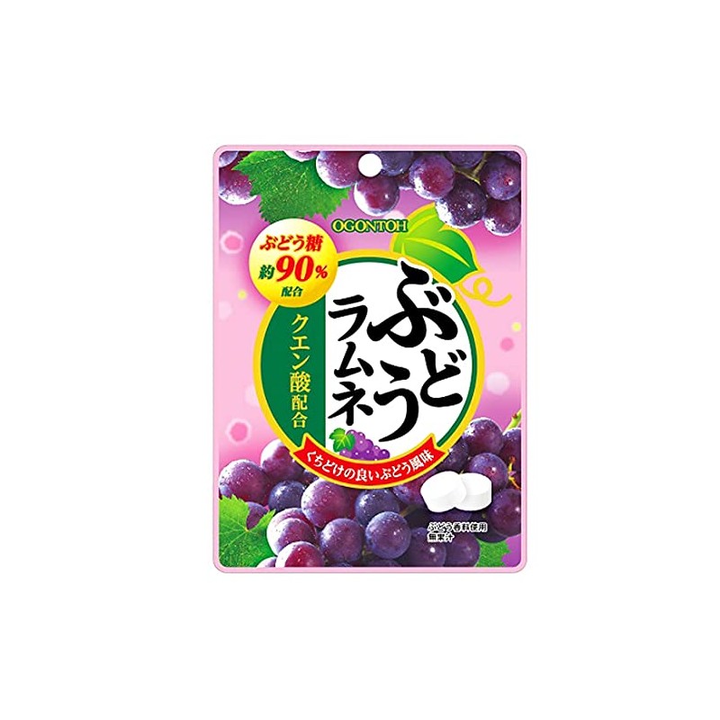 Montoile Golden Sugar Grape Ramune 1.1 oz (30 g) x