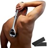 BakBlade 2.0 SilverBak Back Razor for Men - Ergonomic