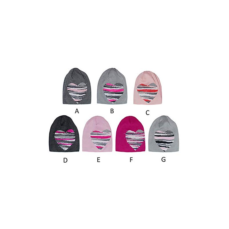 AJS Hat Transition Hat Knitted Hat Girls Children's Hat Rhinestone