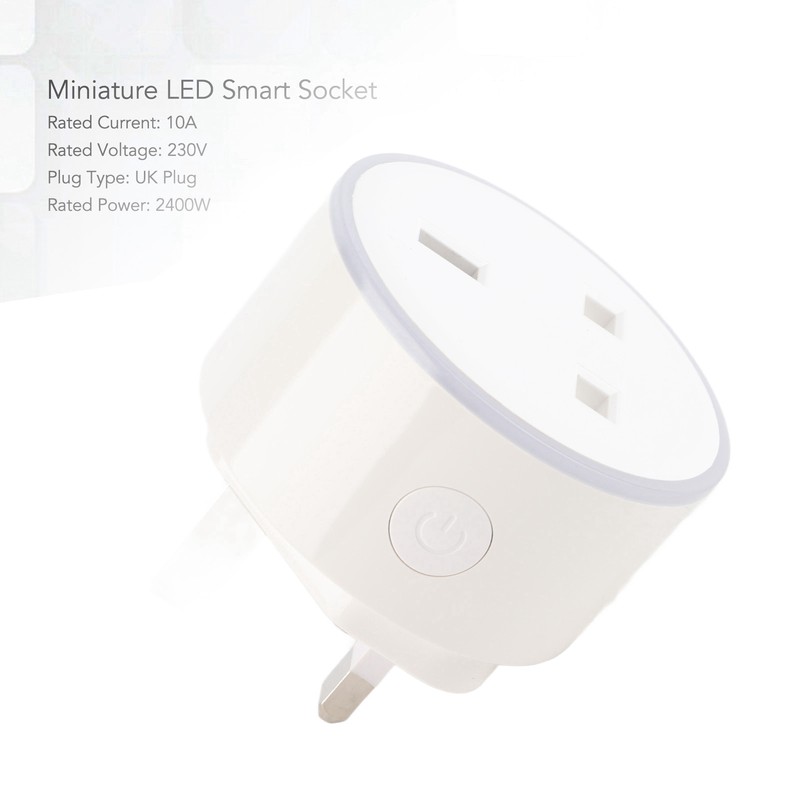 Miniature LED Smart Socket Wifi RGB Dimming Receptacle Cell Phone