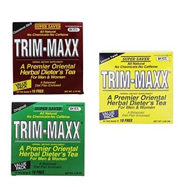 Body Breakthrough Trim Maxx Tea 60 Bags Variety (3 Pack)