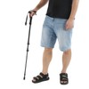 Hiker Hiking Pole Adjustable Telescopic Outdoor Walking Stick Elderly Non