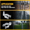 VIVIDA 1-3/8" Chain Link Fence Gate Hinge Kit, Include Female