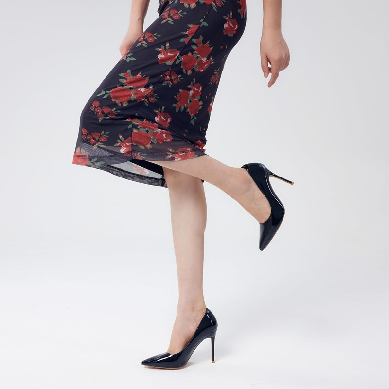 Elisabet Tang Women's High Heels Pumps Closed Pointed Toe Stiletto