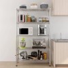 Unbranded NEW 5-Layer Shelf Storage Organizer Chrome Plated Iron 180*90*35cm