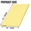 Yellow Foam Board, High-Density Upholstery Foam for Couch Cushion Replacement,