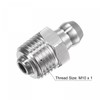uxcell 304 Stainless Steel Straight Grease Fitting M10 x 1mm