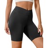 VALANDY Creamlush Crossover Biker Shorts Women - 8" V High