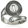 Alex and Ani "Numerology" Number One, Sterling Silver Spoon Ring,