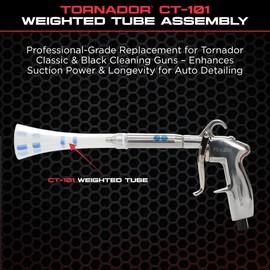 Tornador CT-101 Weighted Tube Assembly | OEM Replacement for Z-010 Classic & Z-014 Blow Out Tools | Boosts Suction & Cleaning Flow | Durable, Easy Install Car Detailing Tool Part