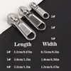 Pack of 18 Zip Repair Set, Zip Repair Set, for