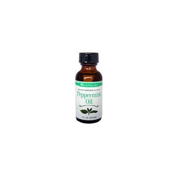 LorAnn Natural Flavoring Oils, Natural Peppermint Oil, 1 OZ PACK OF 5