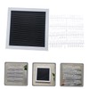 Operitacx Interactive Letter Board Sign Wood Framed Message Boards Changeable