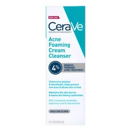 Cerave Acné Tratamiento Limpiador Facial En Espuma 150ml.