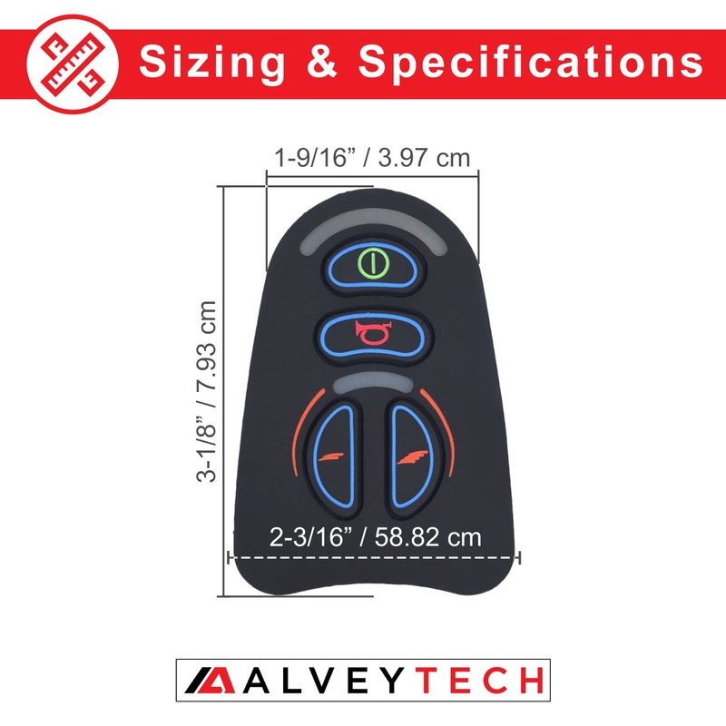 AlveyTech Keypad for 4 Key VR2 Joystick Controller - Pad