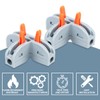 Innfeeltech 10 Pieces Connection Terminal T Shape 3-Port Connector Terminal